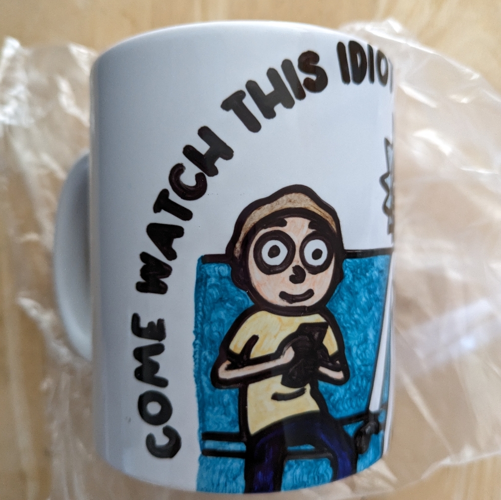 Rick & Morty Art Mug